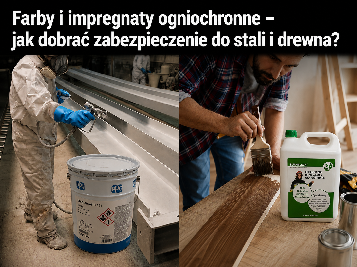 Farby i impregnaty ogniochronne – jak dobrać zabezpieczenie do stali i drewna?