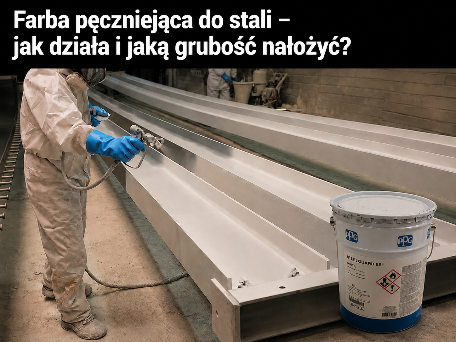 Farba pęczniejąca do stali – jak działa i jaką grubość nałożyć?