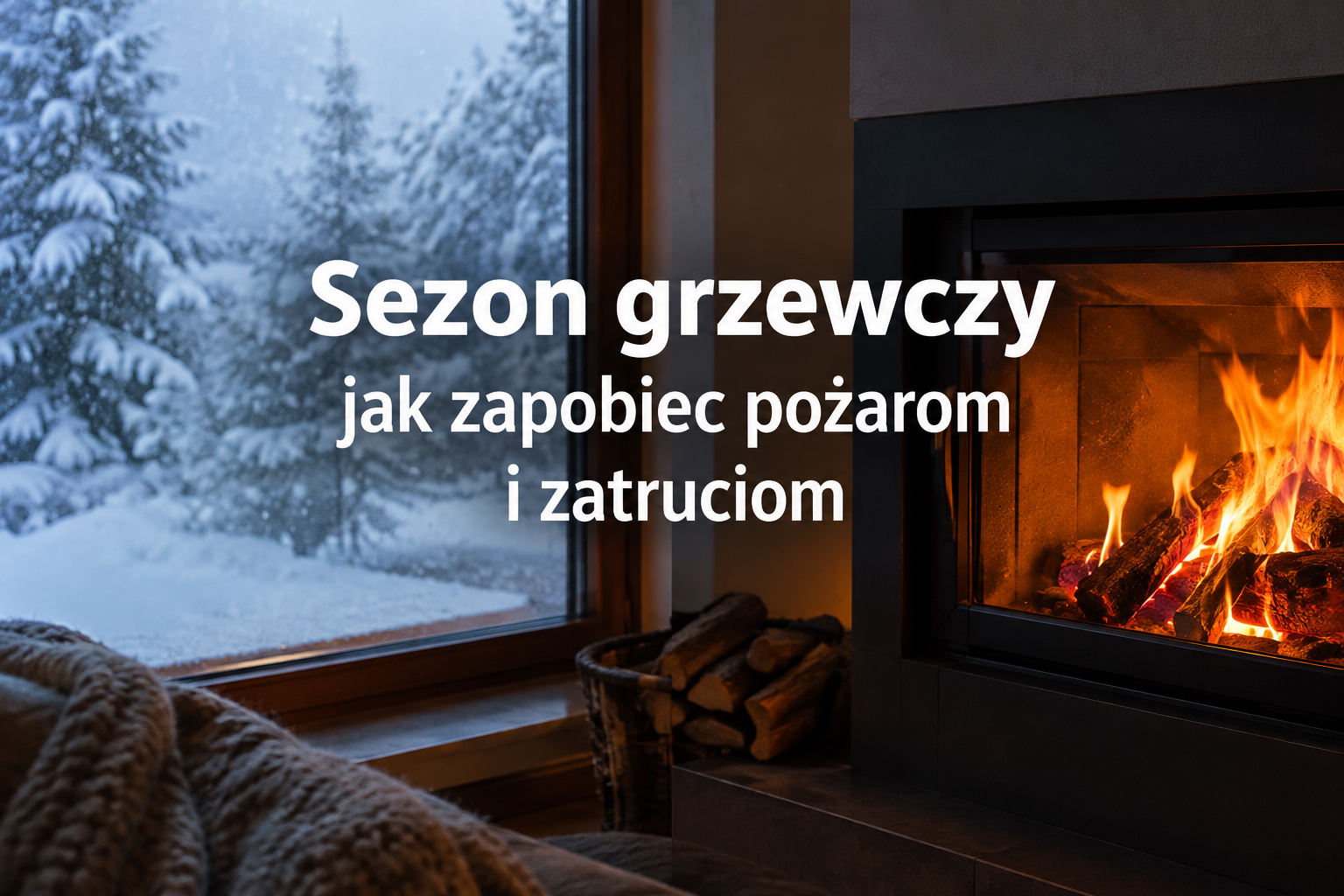 Sezon grzewczy – jak zapobiec pożarom i zatruciu czadem w domu