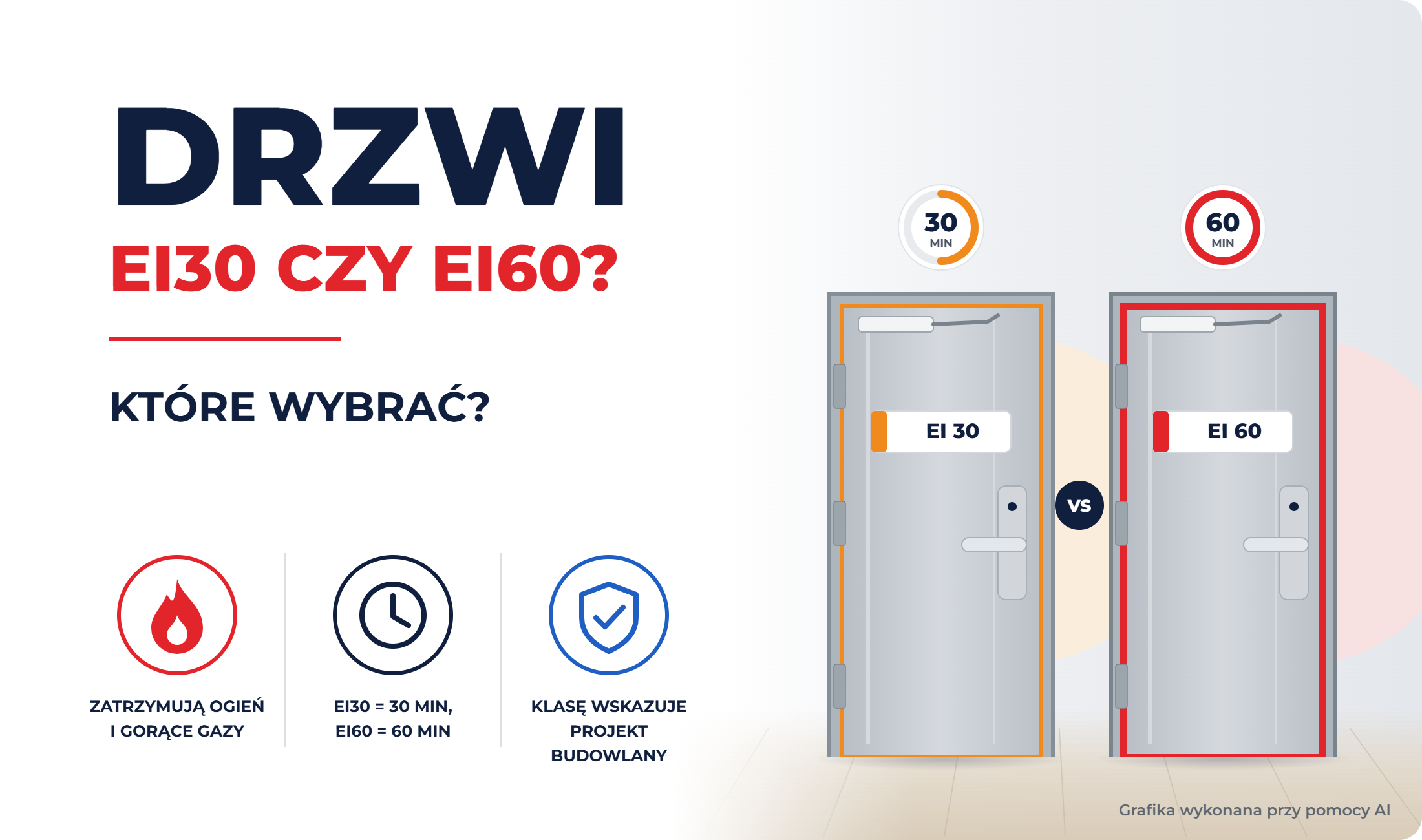 Drzwi EI30 czy EI60 – które wybrać?