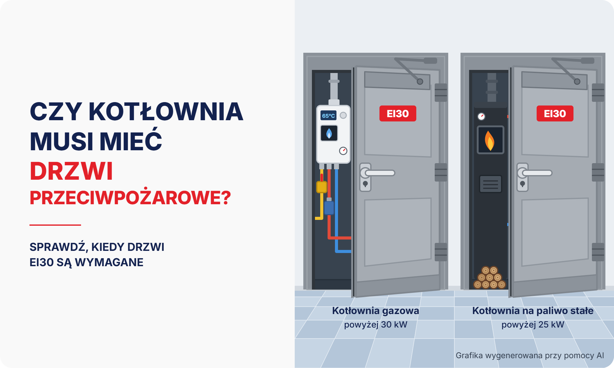 Czy kotłownia musi mieć drzwi przeciwpożarowe?